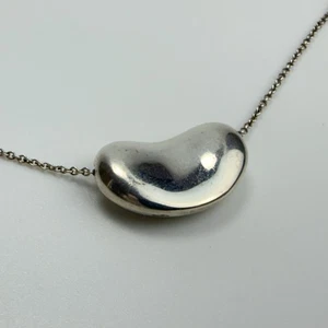 Collar colgante Tiffany & Co Elsa Peretti de plata esterlina con frijoles - Imagen 1 de 6