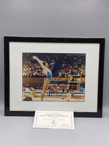 FOTO 8x10 firmada autografiada por mary lou retton de los Juegos Olímpicos de Estados Unidos. - Imagen 1 de 2