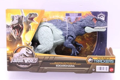 2022 Mattel Jurassic World Dino Trackers Wild Roar Eocarcharia Dinosaur Sealed - Image 1 of 4