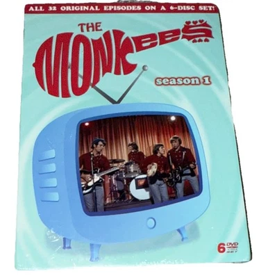 NEW- The Monkees Season 1, a 6 DVD Set Davy Jones Micky Dolenz & Michael Nesmith - Image 1 of 2