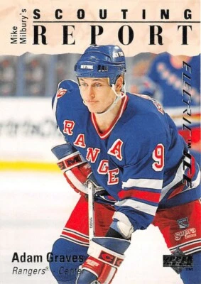 1995-96 Upper Deck Electric Ice #239 Adam Graves - Image 1 of 2