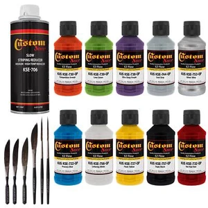 CustomSHOP LETTERING ENAMEL/PINSTRIPE 10 PAINT COLORS - Picture 1 of 5