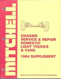 1984 MITCHELL DOMESTIC TRUCK VAN CHASSIS REPAIR SRVC JJ - Bild 1 von 1