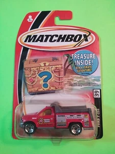 Matchbox 2005 Ford F-250 #39 Red Treasure Diecast Construction Truck H1854 - Picture 1 of 2