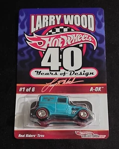 Hot Wheels Red Line Club Larry Wood 40 Years of Design #1 of 6 A-OK With Case - Picture 1 of 2