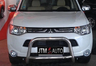 Nudge Bar Stainless Steel Grille Guard For Mitsubishi Outlander ZJ ZK 2013-2021 - image 1 of 3