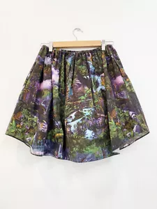 Designer CARVEN Size 8 36 FR Nature Print Stunning Cotton Perfect Women's Skirt - Picture 1 of 5