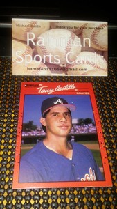 # 592 Tony Castillo Atlanta Braves 1990 Donruss 