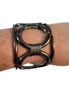 New York And Co Pulsera Elástica Bronce 2.5" Nueva Con Etiqueta Gótico Punk Gunmetal - Imagen 1 de 5