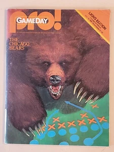 1981 NFL PRO GameDay Program Oct 19 1981 Chicago Bears @Detroit Lions Silverdome - Picture 1 of 12