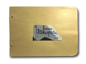 Jan Kiepura handsigniertes Album Seite Schnitt JSA COA Autogramm My Song For You Sänger - Bild 1 von 4