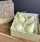 NIB (4) Gianna Rose Atelier French Milled "Poire" Pear Shaped Soaps