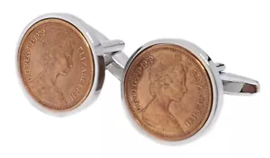 1979 Köpfe Up Halb Pence Münzen Set IN Silber Fassung Herren 40 Jahre Geschenk - Picture 1 of 8