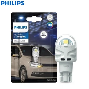 Philips LED T16 W16W Ultinon Pro3100 6000K Cool White LED Car Rear Reverse Light - Picture 1 of 6