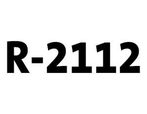 R2112 FLEET NUMBER VINYL DECAL BLACK 1.5" X 5"  CAR, TRUCK, PICK COLOR - Picture 1 of 1