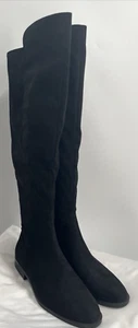 Botas de gamuza negras sobre la rodilla Nine West Allair 2 para mujer talla 8,5 M EE. UU. - Imagen 1 de 15