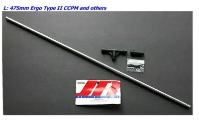 Helicóptero vintage RC JR JRP983014 juego de soportes de cola larga Ergo 50 tipo II A B Foto 1 de 2