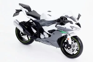 Doyusha Diecast Motorcycle 1/12 2023 Kawasaki Ninja ZX-6R Gray Painted Japan - Picture 1 of 4