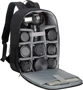 TARION Camera Backpack, Waterproof Photography Case Bag with 14'' Laptop Compart - Picture 1 of 8
