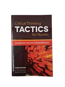 NEW! Critical Thinking TACTICS for Nurses Achieving the IOM Competencies 3rd Ed. - Imagen 1 de 9