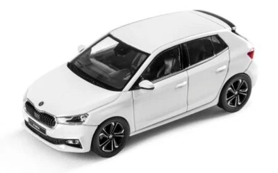 Skoda Fabia A07 Modello Auto Miniatura 1:43 Moon Bianco 6VA099300 S9R - Immagine 1 di 3