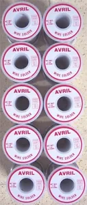 10 Pfund 60/40 Avril Premium Buntglas Lötzinn - Made in USA! Beste Qualität - Bild 1 von 1