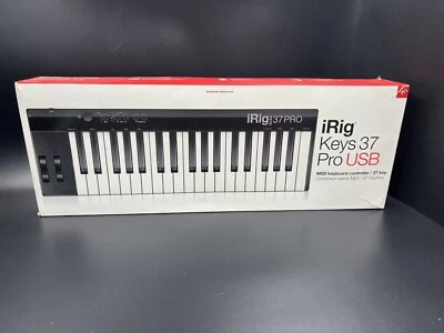 IK Multimedia iRig 37 Pro Keys USB MIDI Controller Keyboard Cable NEW OPEN BOX - Image 1 of 2