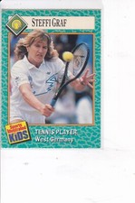 1989 Sports Illustrated for Kids STEFFI GRAF Rookie Card RC #2 Tennis