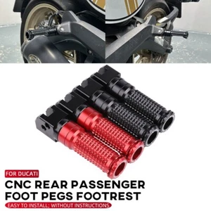 Rear Passenger Footrest Footpegs Pedal For DUCATI Scrambler 1100 Hypermotard 796 - Picture 1 of 25