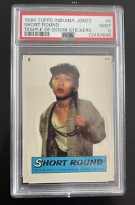 1984 Topps Indiana Jones Temple of Doom - Short Round Rookie Sticker PSA 9 - Picture 1 of 1