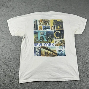 Hard Rock Cafe Shirt Adult Medium White New York Short Sleeve - Picture 1 of 13