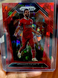 Mohamed Salah - Liverpool SP RED ICE PRIZM π₯π 2020-21 Prizm Premier League EPL - Picture 1 of 2