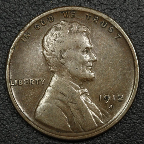 1912 S Lincoln Wheat Copper Cent Cover