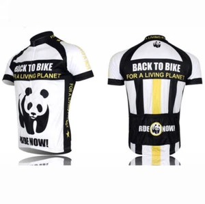 Pande Men's Cycling Jersey Short Sleeve Road Bike Cycle Racing Shirt Top S-5XL - Picture 1 of 3