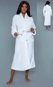 NWT BeWicked Helena Whole Length Plush Robe, S/M,L/XL,2X/3X, White,Purple,Black - Picture 1 of 20