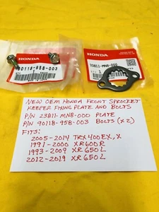 Placa fijadora de piñón delantero 05-14 TRX400EX/ XR650L/ XR600R 23811-MN8-000 - Imagen 1 de 1