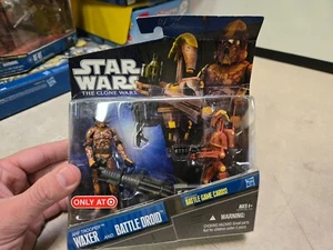 SEALED Star Wars The Clone Wars Waxer and Battle Droid Target Hasbro 31679 - Picture 1 of 6