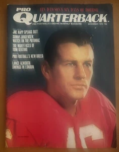 1970 NEWSSTAND Pro Quarterback Magazine Football Len Dawson! - Picture 1 of 3