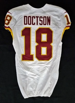 Washington Redskins #18 Josh Doctson NFL Game‑Issued Road Jersey - 75373 - Image 1 of 4