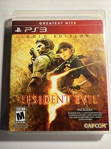 Resident Evil 5 Gold Edition (PlayStation 3 PS3) Game & Case - Picture 1 of 3