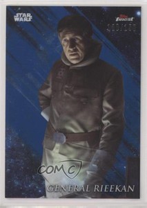 2018 Topps Finest Star Wars Blue Refractor 126/150 General Rieekan #39 0ad