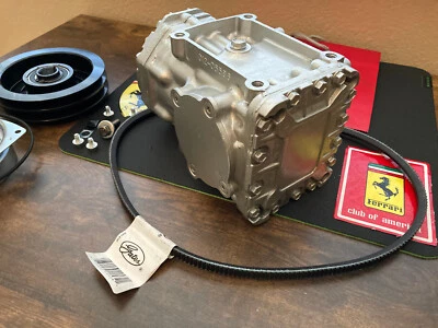 308-Gts -328-Gts- COMPRESOR AIRE ACONDICIONADO Ferrari r.h. succión con embrague es pieza OEM. Foto 1 de 4