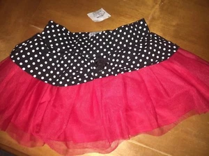 Disney Minnie Mouse Tutu Skirt Sz 4 Nwt Birthday World Trip - Picture 1 of 7