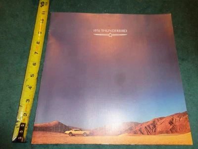 Ford Thunderbird 1976 folleto de ventas/carpeta/artículo original del concesionario T-Birdi Foto 1 de 4
