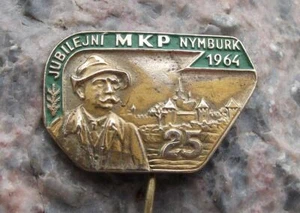 1964 Hunting Dog Breeders Show Nymburk Memorial MKP Podhajsky Hunter Pin Badge  - Picture 1 of 2