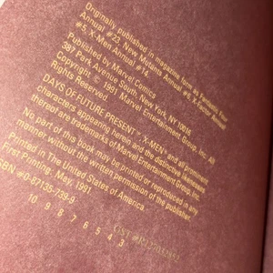 X-MEN DAYS OF FUTURE PRESENT TPB 1991 1ST PRINT Chris Claremont - Picture 1 of 9