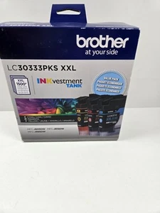 Brother LC30333PKS XXL INKvestment Tank Ink Cartridges 3 pcs BRAND NEW Open box - Picture 1 of 6