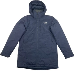 THE NORTH FACE Parka Jacket Insulated Winter Hooded Blue Mens Small - Picture 1 of 6