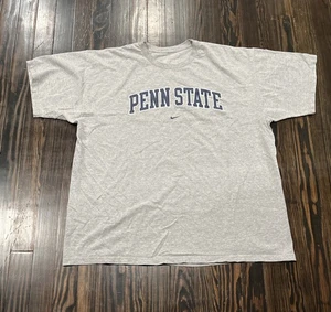 Nike Penn State Nittany Lions Y2K T Shirt Men’s XL Gray Cotton  - Picture 1 of 4