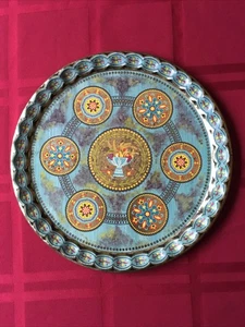 Vintage Tin Cocktail Tray Baret Ware Ambrosia MCM England - Mid Century - Picture 1 of 4